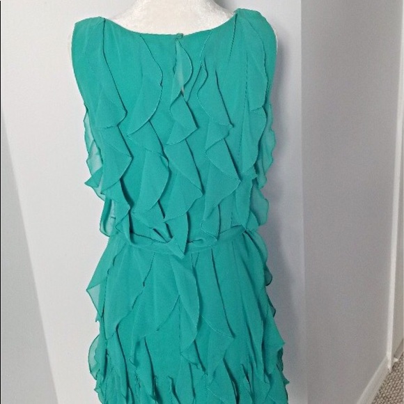 Exquisite Calvin Klein Dress. Beautiful Aqua Waves - Picture 3 of 5